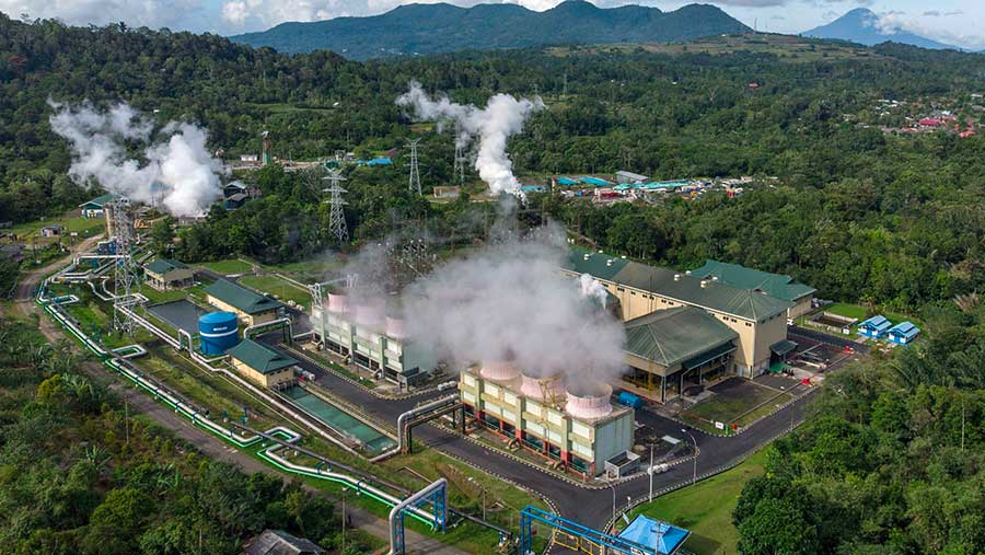 Ilustrasi Pembangkit Listrik Tenaga Panas Bumi (PLTP) Lahendong berkapasitas 80 MW di Tomohon, Sulawesi Utara. (Dok. PLN)