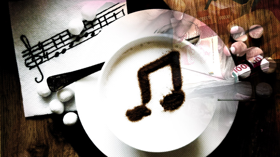 Ilustrasi Royalti Musik (Diolah Berbagai Sumber)