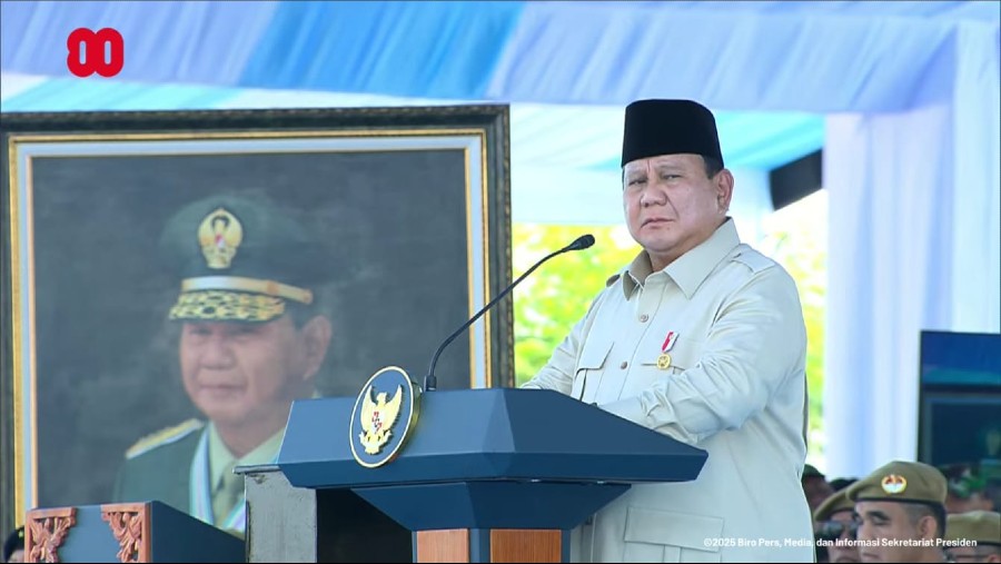 Presiden Prabowo Subianto. (YouTube Sekretariat Presiden)
