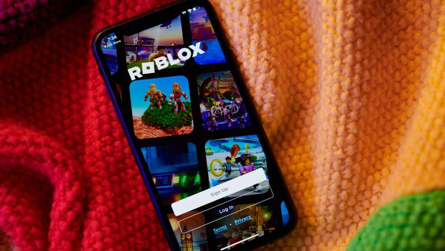 Ilustrasi Roblox. (Bloomberg)