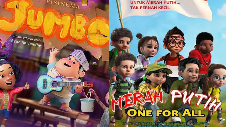 Poster Film Jumbo dan Merah Putih One for All (Dok. Via IMDB)