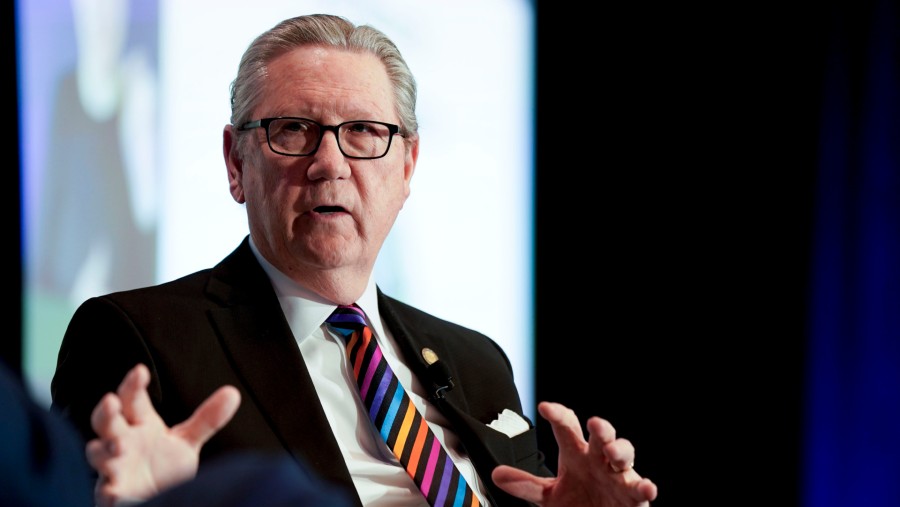 Gubernur dan CEO Federal Reserve Bank of Kansas City, Jeff Schmid. (Fotografer: Kent Nishimura/Bloomberg)