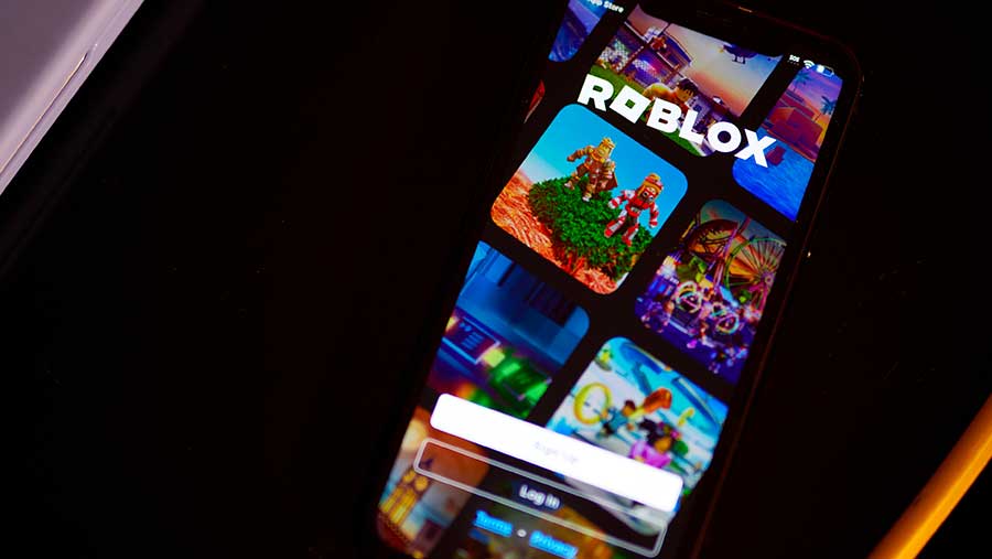 Ilustrasi Roblox. (Gabby Jones/Bloomberg)