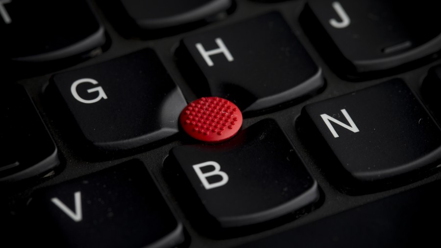 Papan keyboard Lenovo yang ikonik. (Bloomberg)