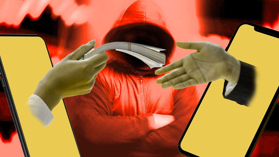 Ilustrasi pinjaman berbasis platform p2p lending (Diolah berbagai sumber)