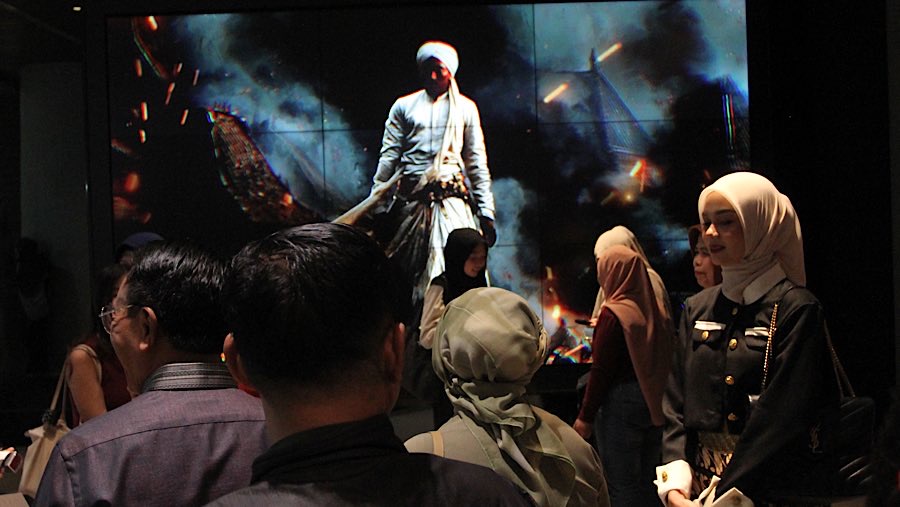 Dunia perfilman Indonesia mencatat sejarah baru dengan penayangan perdana film AI bertema pahlawan nasional. (Bloomberg Technoz/Andrean K)