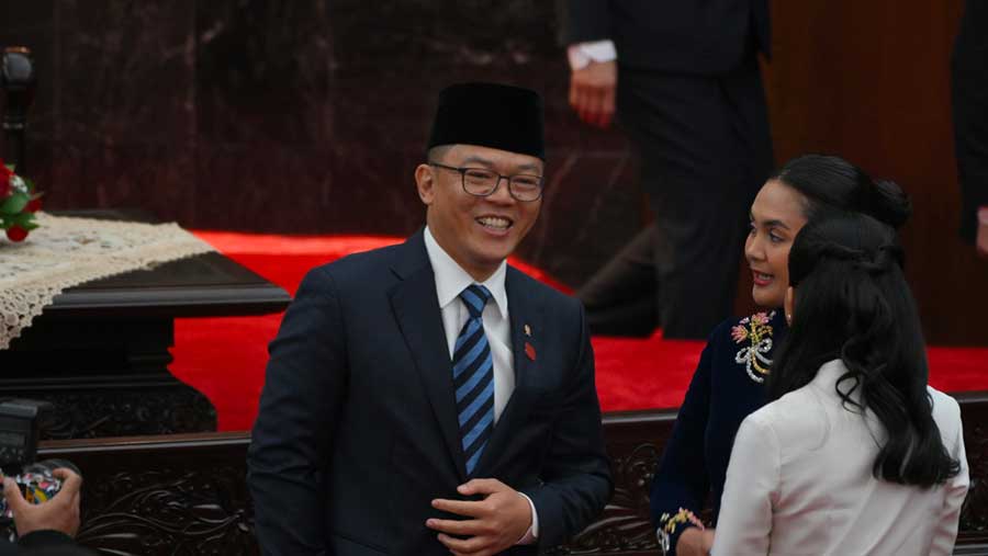 Sugiono pada sidang tahunan MPR di Gedung DPR/MPR, Jumat (15/8/2025). (Dok. Foto Parlemen/Faisal)