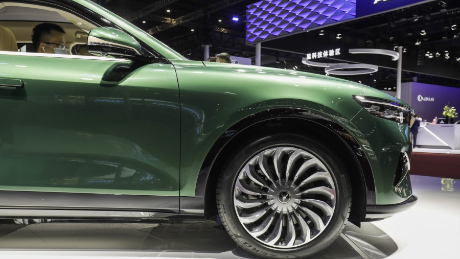 Dongfeng Motor Group Co. Voyah Free mobil listrik. Fotografer: Qilai Shen/Bloomberg