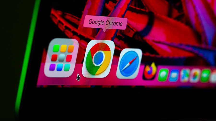Ilustrasi Google Chrome (Andrey Rudakov/Bloomberg)
