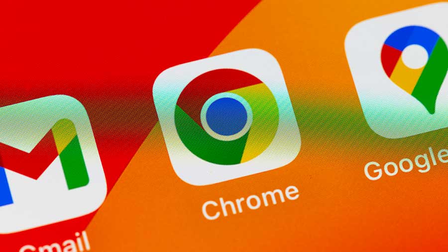 Ilustrasi Google Chrome (Andrey Rudakov/Bloomberg)