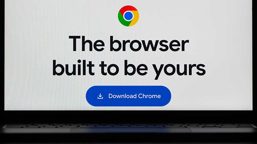 Ilustrasi Google Chrome (Andrey Rudakov/Bloomberg)