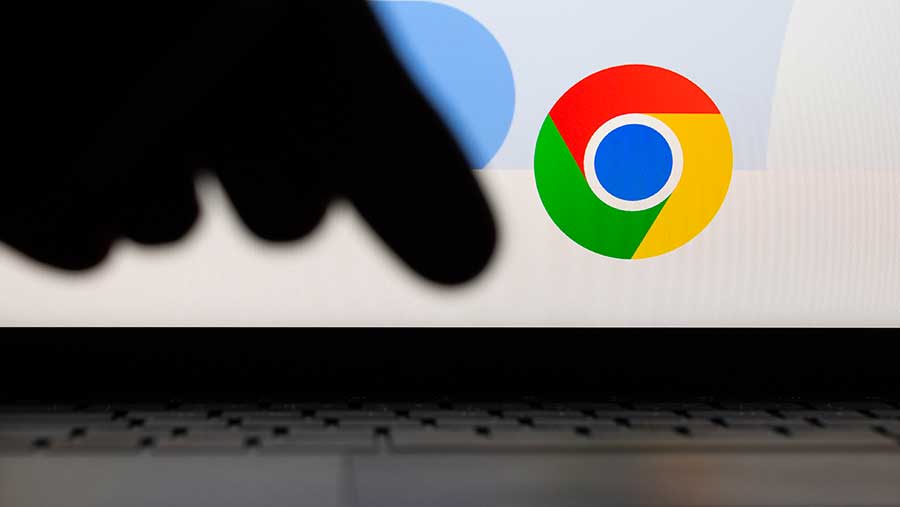 Ilustrasi Google Chrome (Andrey Rudakov/Bloomberg)