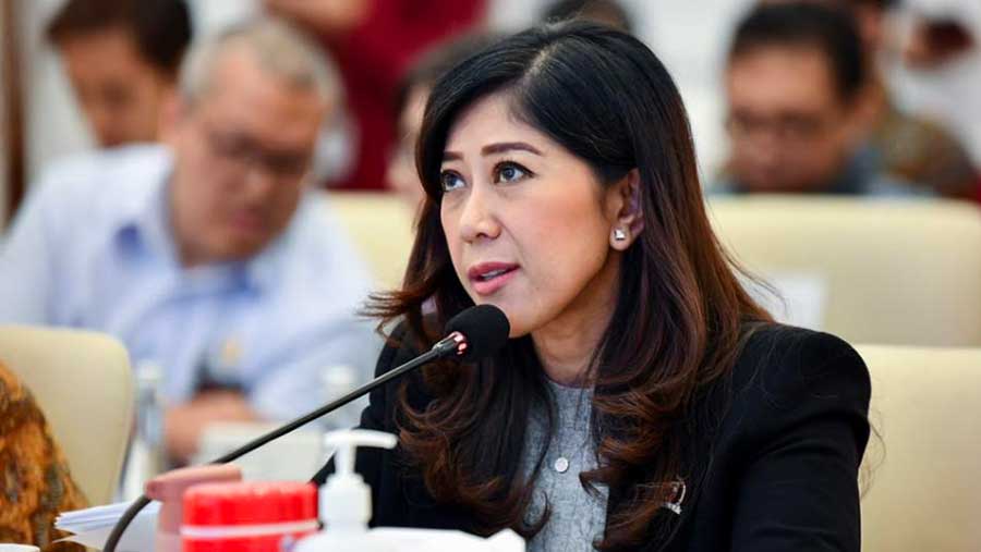 Menteri Komunikasi dan Digital Meutya Hafid dalam Rapat Dewan Pengarah Satu Data Indonesia 2025, Bappenas, Jakarta Pusat, (20/8/2025). (Dok Kemkomdigi