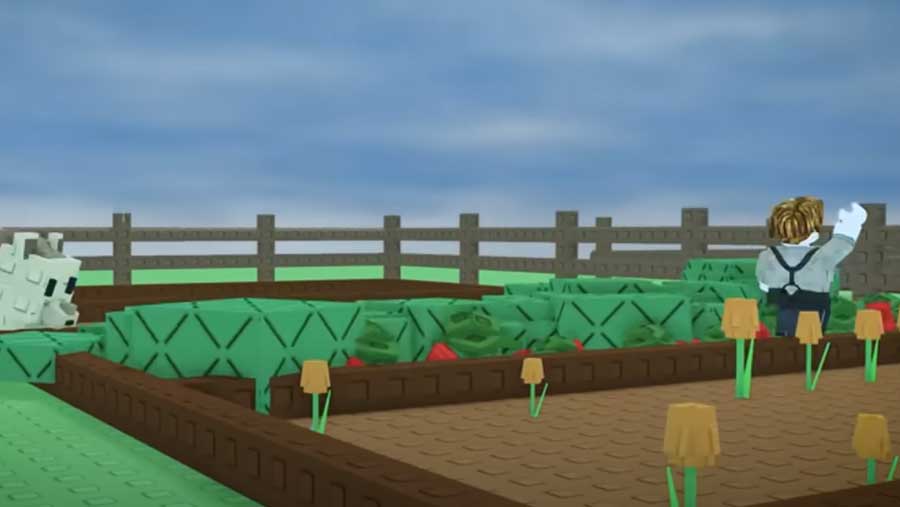 Vegetable Plant Grow a Garden (Dok. Roblox)