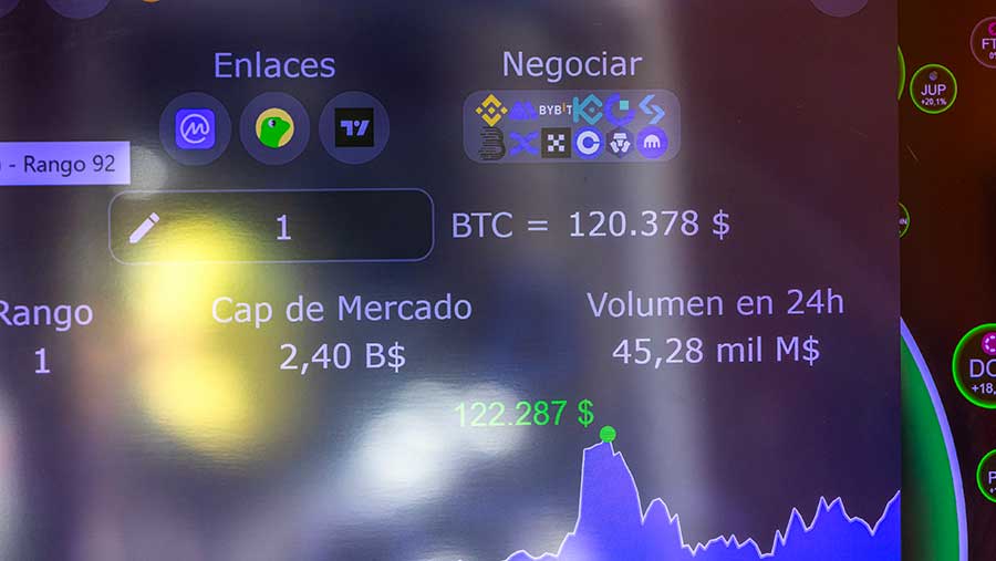 Bitcoin Mendekati Rekor Tertinggi (Angel Garcia/Bloomberg)