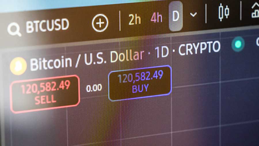 Bitcoin Mendekati Rekor Tertinggi (Angel Garcia/Bloomberg)