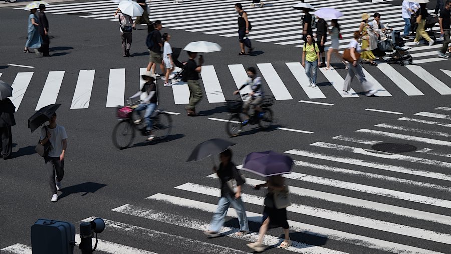 Negara ini telah memecahkan beberapa rekor suhu selama musim panas tahun ini. (Akio Kon/Bloomberg)