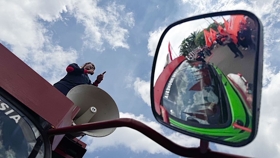 Revisi RUU Pemilu: Redesign Sistem Pemilu 2029. (Bloomberg Technoz/Andrean Kristianto)