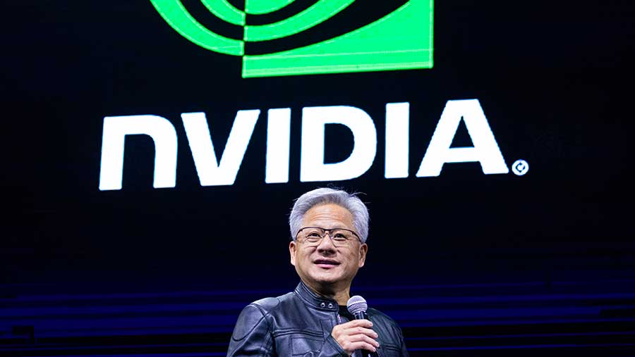 Jensen Huang (Annabelle Chih/Bloomberg)