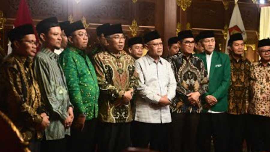 Sebanyak 16 ormas Islam dipanggil ke kediaman Presiden Prabowo Subianto di Hambalang, Sabtu (30/8/2025). (Dok. YouTube Sekretariat Presiden)