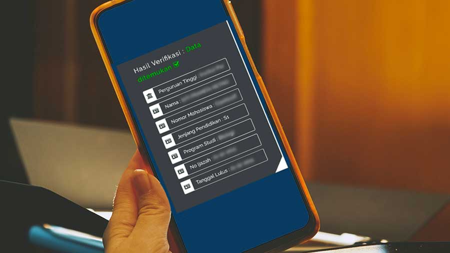 Ilustrasi ⁠Verifikasi Ijazah Secara Online (Diolah berbagai sumber)