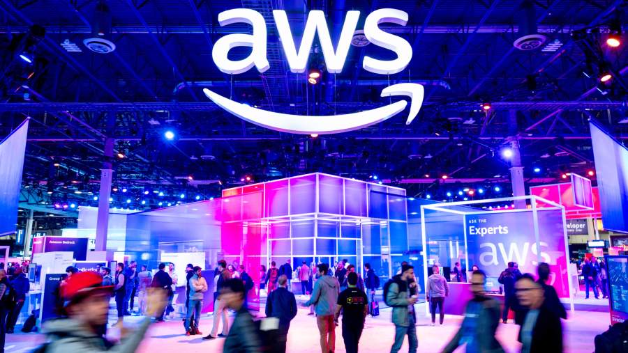 Amazon Web Service. (Bloomberg)	
