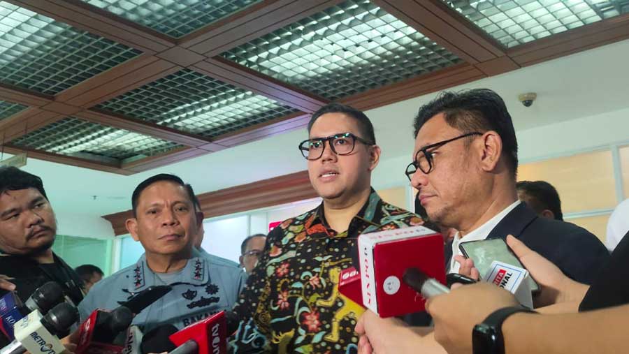 Wakil Ketua Komisi I Dewan Perwakilan Rakyat Republik Indonesia (DPR RI) Dave Laksono, (3/9/2025). (Bloomberg Technoz/Farid)