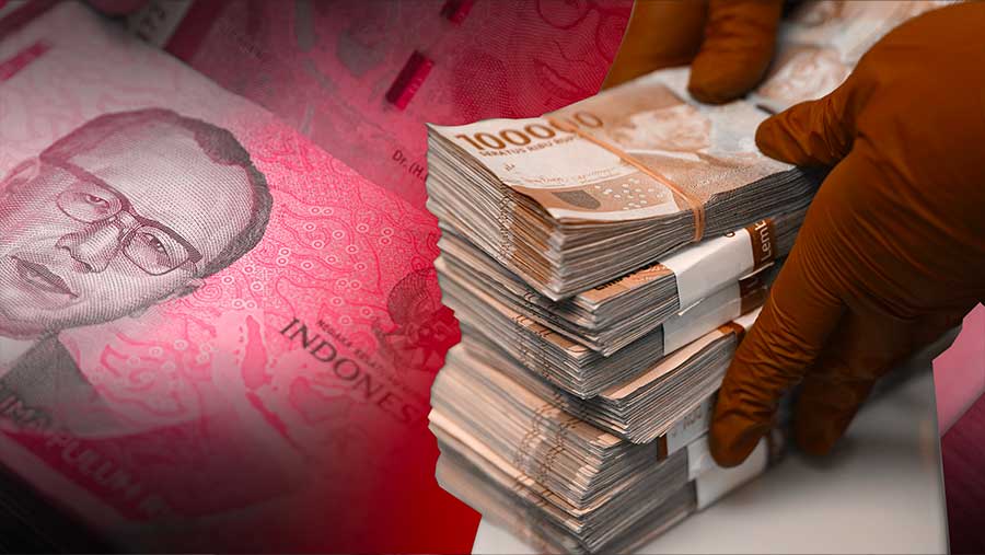 Rupiah terlemah di Asia, imbas sentimen burden sharing BI (Diolah berbagai sumber)