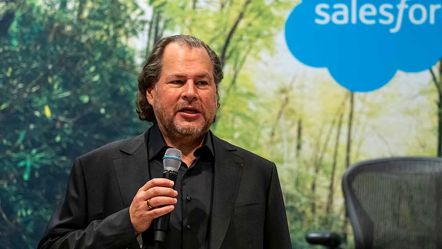 Marc Benioff. (David Paul Morris/Bloomberg)