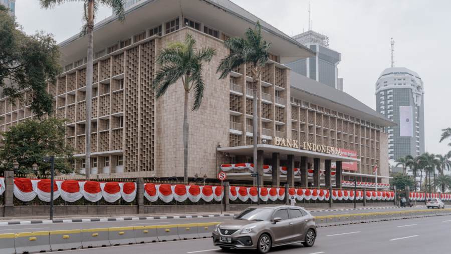 Gedung Bank Indonesia. (Bloomberg)