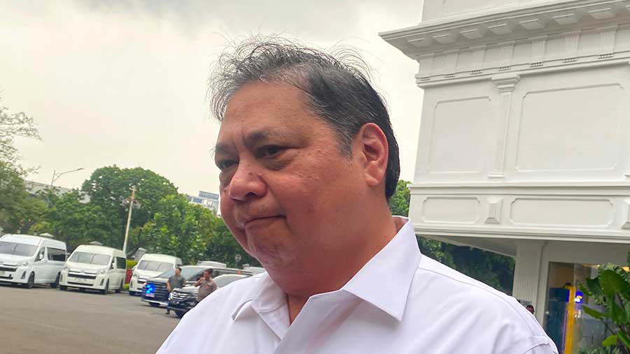 Airlangga Hartarto  (Bloomberg Technoz/Dovana)
