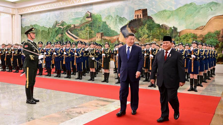 Kunjungan Kenegaraan Presiden Prabowo ke China, bertemua dengan Presiden Xi Jinping. (Dok: setneg.go.id)