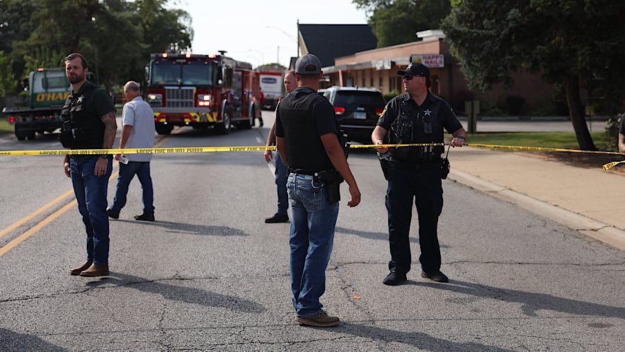 Pria yang tewas diketahui tidak memiliki izin tinggal resmi dan melakukan perlawanan saat hendak ditangkap. (Talia Sprague/Bloomberg)