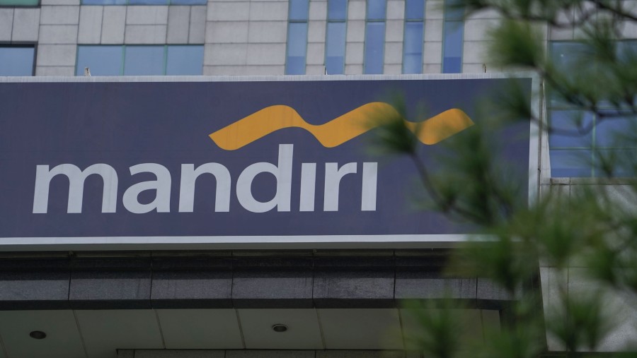 Bak Mandiri. (Dimas Ardian/Bloomberg)