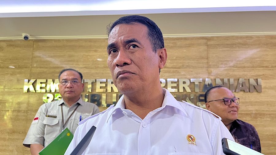 Menteri Pertanian Andi Amran Sulaiman. (Bloomberg Technoz/ Mis Fransiska)