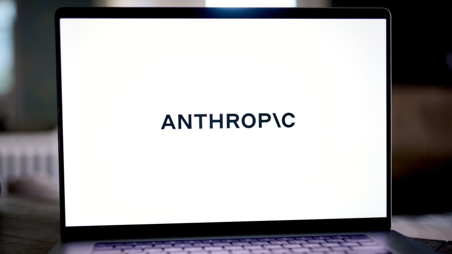 Ilustrasi Anthropic. (Bloomberg)