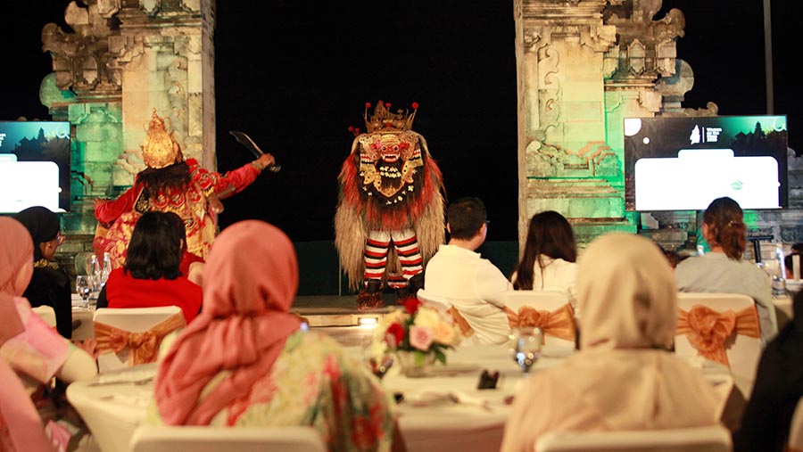 Welcoming dinner Women On The Move 2025 di Bali, Jumat (26/9/2025). (Bloomberg Technoz/ Andrean Kristianto)