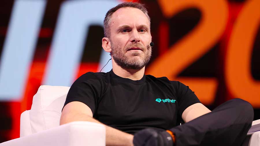 CEO Tether, Paolo Ardoino. (Ronda Churchill/Bloomberg)