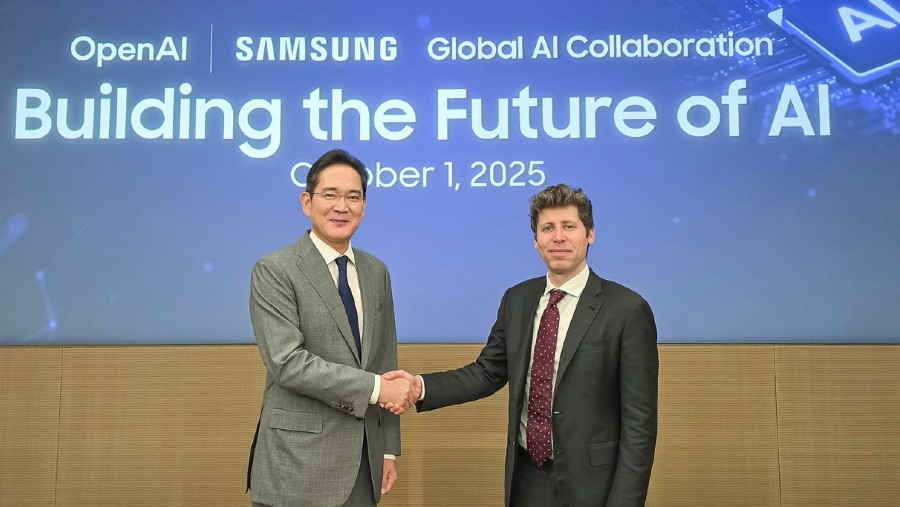 Kesepakatan kemitraan strategis OpenAI dengan produsen chip asal Korsel, Samsung, SK Hynix untuk memasok ratusan ribu perangkat semikonduktor. dok: S