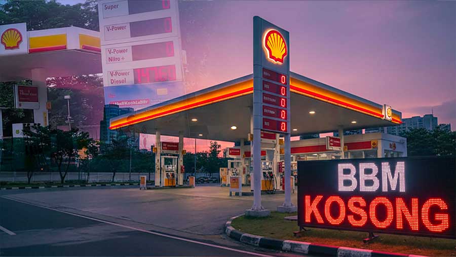 Rapat dengan Komisi XII, Shell Akui Stok Bensin Sudah Habis. (Diolah dari Berbagai Sumber)