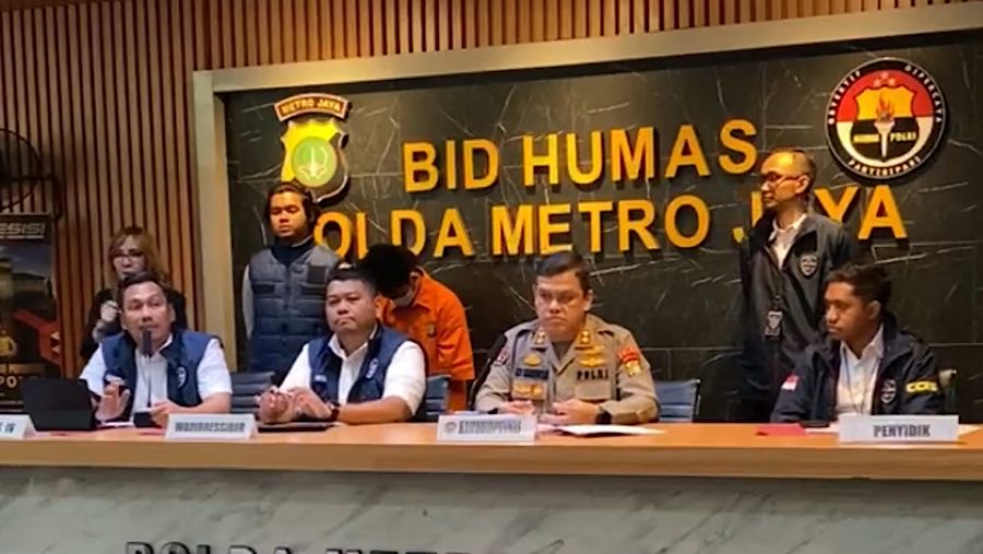 Ditsiber Polda Metro Jaya klaim tangkap Hacker Bjorka yang jual data bank dan perusahaan. (Tangkapan layar via Instagram @poldametrojaya)