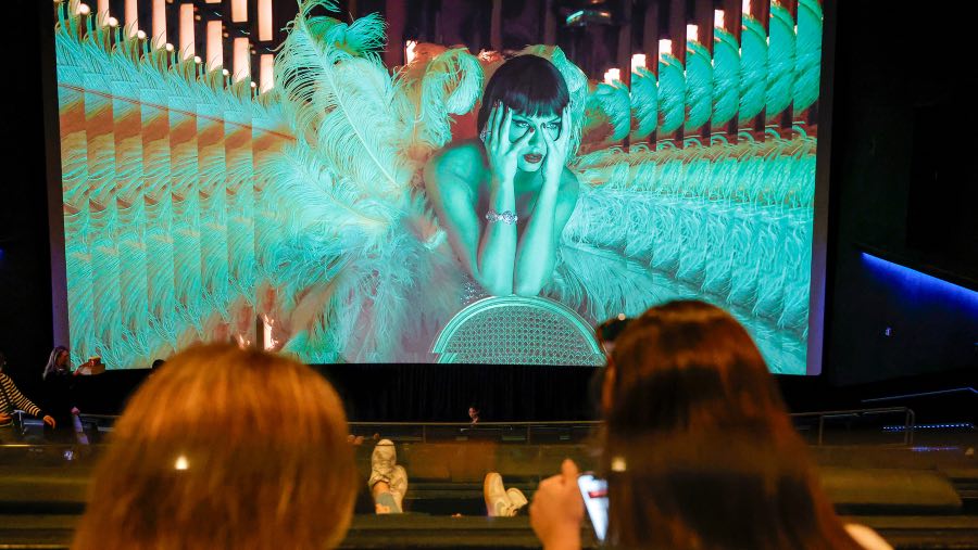 Taylor Swift listening party movie. (Sumber: Bloomberg)