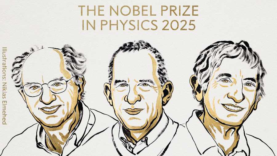 John Clarke, Michel H Devoret, dan John M Martinis dianugerahi Hadiah Nobel Fisika. (The Nobel Prize)