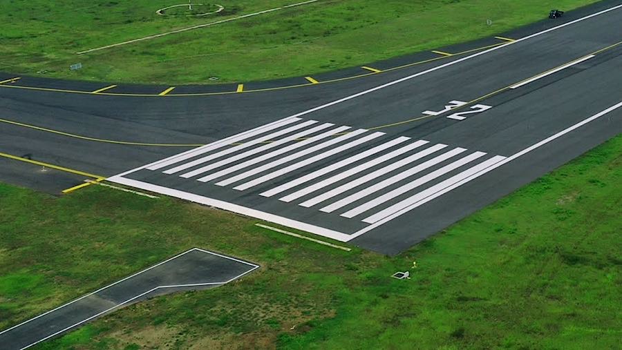 Runway Dhoho International Airport Kediri. (Tangkapan layar Instagram @dhoho.international.airport)