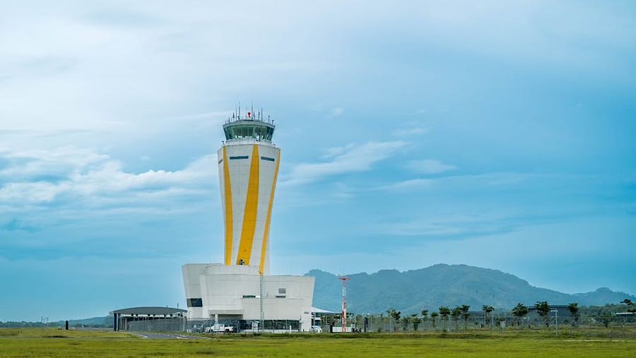 Air Traffic Control Dhoho International Airport Kediri. (Tangkapan layar Instagram @dhoho.international.airport)
