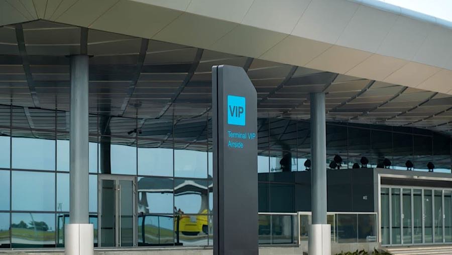 Terminal VIP Dhoho International Airport Kediri. (Tangkapan layar Instagram @dhoho.international.airport)