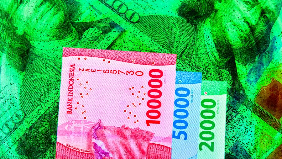 Ilustrasi Rupiah terhadap Dolar AS (Diolah)