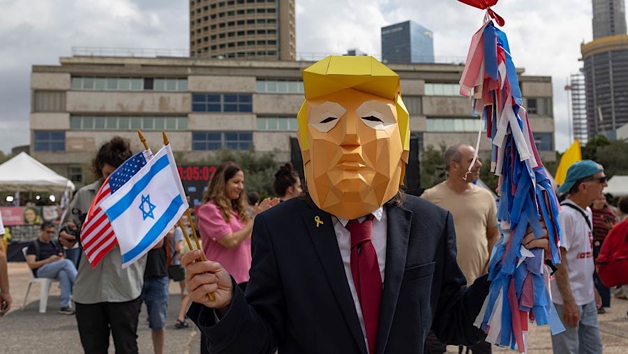 Hamas akan memulangkan semua 48 sandera yang masih ditahannya, sekitar 20 di antaranya diperkirakan masih hidup. (Kobi Wolf/Bloomberg)