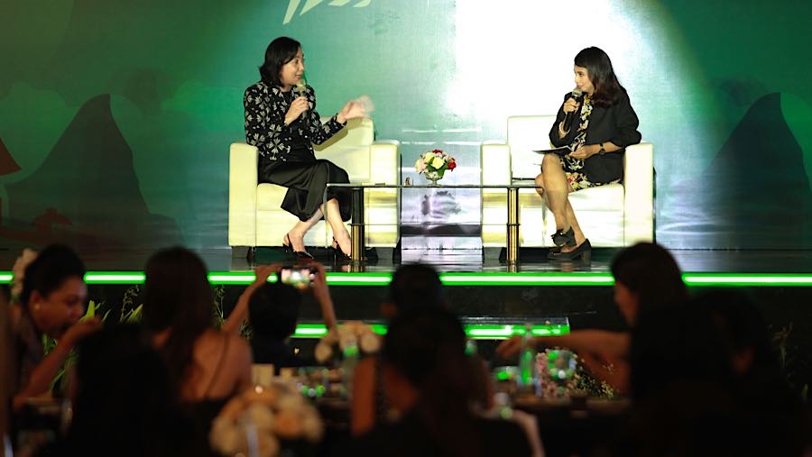 Dalam percakapan hangat tersebut, Rina menjelaskan latar belakang dan visi komunitas yang baru diluncurkan dua minggu sebelumnya. (Bloomberg Technoz)