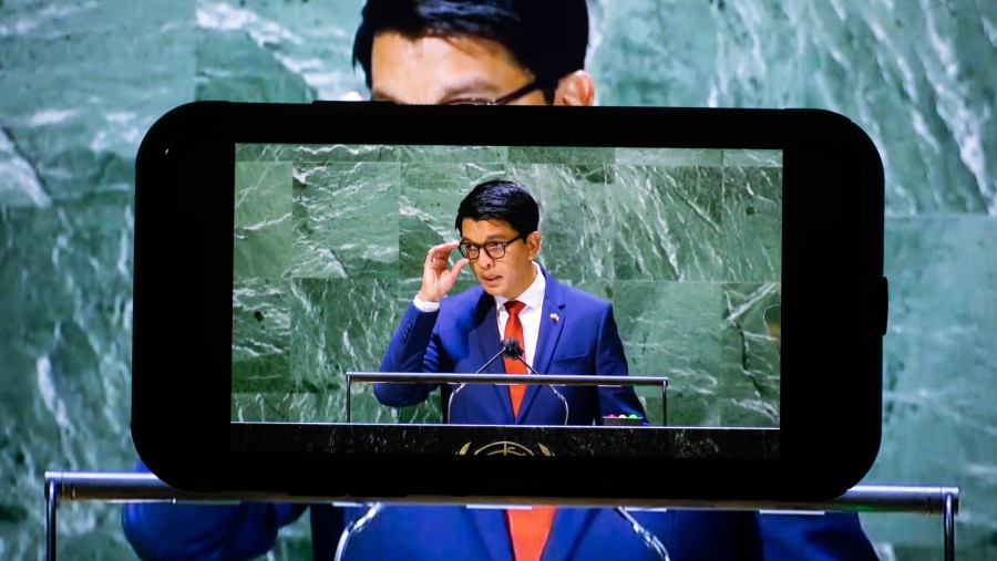 Presiden Madagaskar Andry Rajoelina. (Dok. Bloomberg)